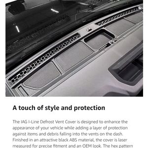 Ford Bronco I-Line Defrost Vent Covers, New